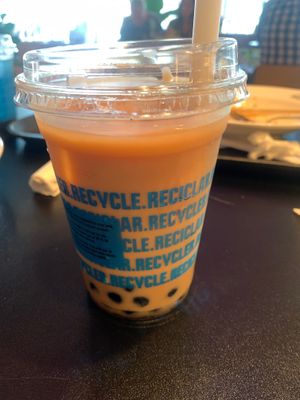 Golden boba at The Rogue Panda in Brooklyn