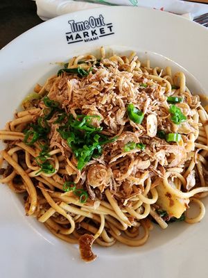 Dan Dan Noodles -- delicious! at The Rogue Panda in Brooklyn