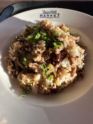 Truffle shiitake fried rice  at The Rogue Panda in Brooklyn