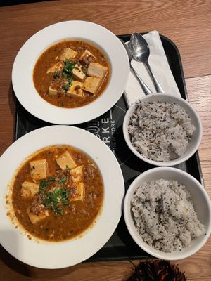 Miso tofu #Veganuary at The Rogue Panda in Brooklyn