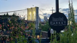 The view   at The Rogue Panda in Brooklyn