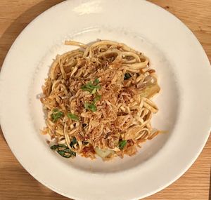 Dan Dan noodles  at The Rogue Panda in Brooklyn