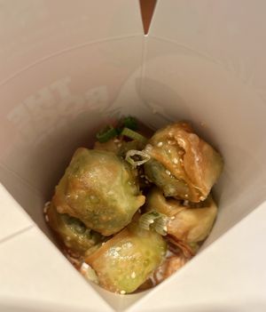 Shiitake Mushroom & Cabbage Dumplings  at The Rogue Panda in Brooklyn
