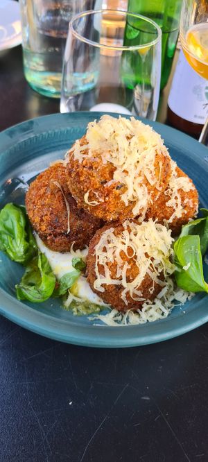 Risotto balletjes at Konijnenvoer in Arnhem