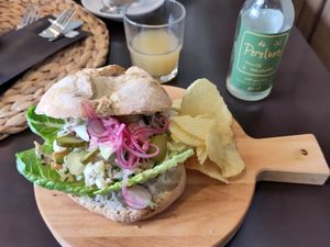 Chickn salat #Veganuary at Konijnenvoer in Arnhem