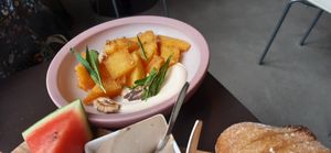 Polenta chips at Konijnenvoer in Arnhem