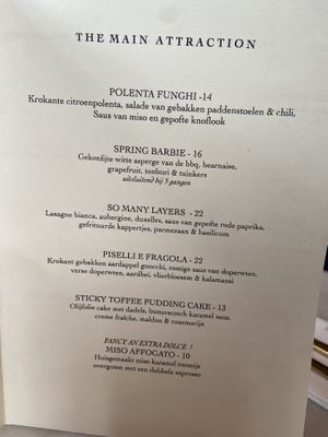 Main menu  Apr 2024. A 5-course dinner costs €65, 4-course is €60. at Konijnenvoer in Arnhem