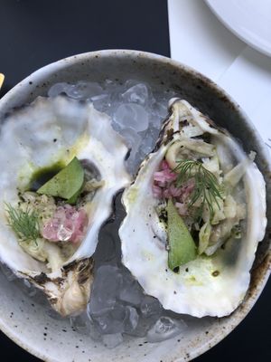 Vegan oysters  at Konijnenvoer in Arnhem