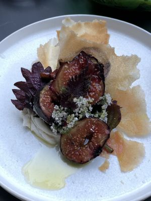 Figs and ricotta  at Konijnenvoer in Arnhem