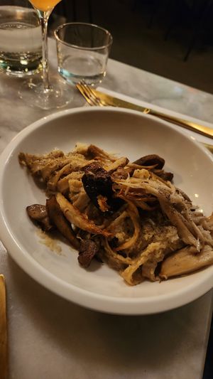 Pasta wild mushrooms at Konijnenvoer in Arnhem