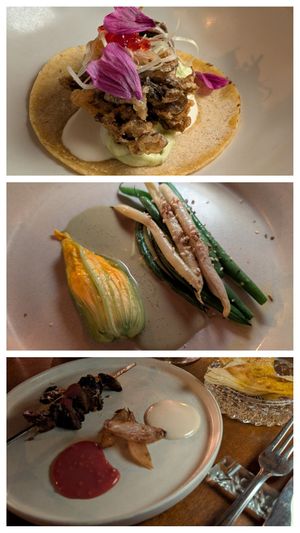 Last 3 courses. Didn't feel 'fine dining' as much at Konijnenvoer in Arnhem