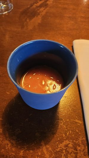 Appetizer: gazpacho at Konijnenvoer in Arnhem