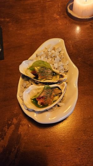 Vegan oysters (€4 a piece) at Konijnenvoer in Arnhem