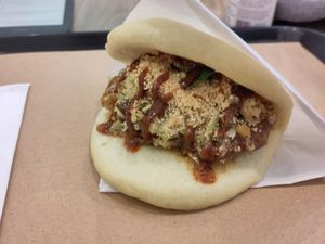 Classic bao at Bao Story Vegan in Sao Paulo