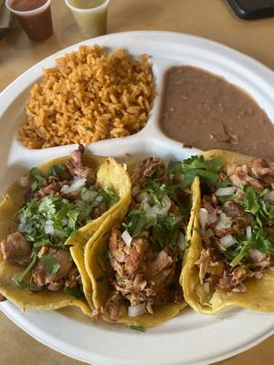 Carnitas Tacos   at Rojos Mexican Food in Seattle