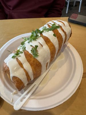 Asada chimichanga   at Rojos Mexican Food in Seattle