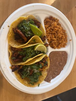 3 Taco’s  - Al Pastor  at Rojos Mexican Food in Seattle