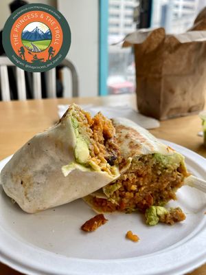 Avocado Burrito (asada or satan)  at Rojos Mexican Food in Seattle