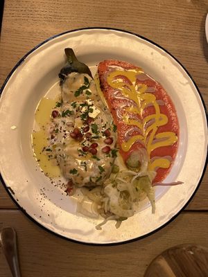 Smoked aubergine   at Mana Mana - West in Amsterdam