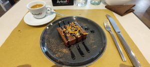 Semifreddo at Humus Bio Bakery Bistrot in Parma