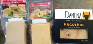 They stock delicious Damona & Vegusto vegan cheeses at Bendigo Wholefoods in Bendigo