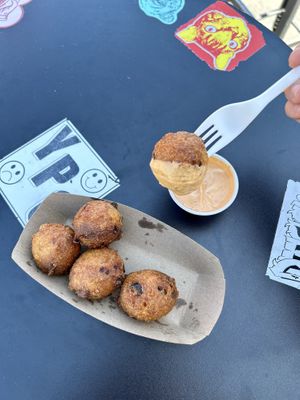 New hushpuppies on the menu!  at Underdog in San Diego