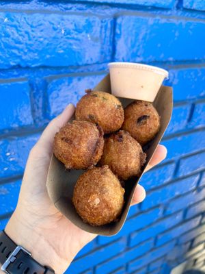 New hushpuppies on the menu  at Underdog in San Diego