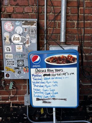 Hours  at Chicora Alley in Greenville