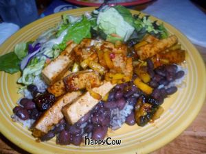 Jerk tofu salad at Chicora Alley in Greenville