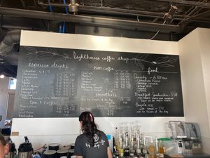 Menu  at Lighthouse Coffee in Sparks