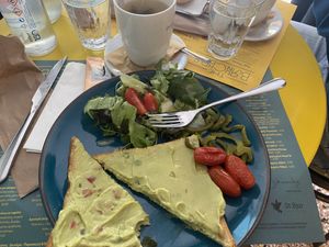 Avocado toast   at The Brunchers in Athens