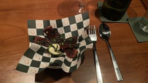 Seven course vegan tasing menu  at Cuca in Jimbaran