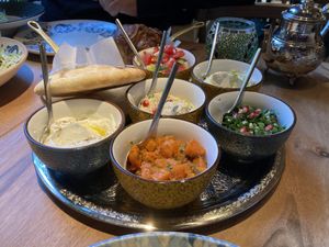 Only one of these isn’t vegan - the rest was truly, incredibly tasty   at Mace in Bucharest