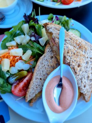 Croque hawaii at Sprout in Bruges