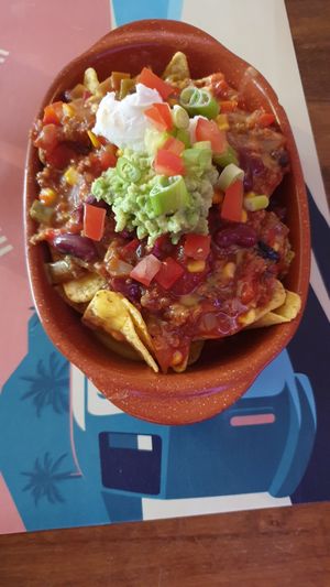 Les nachos at Sprout in Bruges
