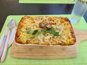 Lasagna at Sprout in Bruges