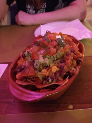 Loaded nachos at Sprout in Bruges