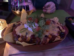 Loaded nachos  at Sprout in Bruges