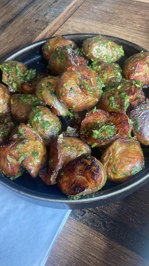 Roast potatoes.  at Lobo in Glasgow