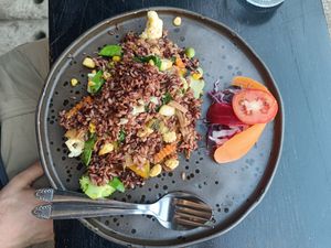 Red curry at Kwanjai Thai food in Pai