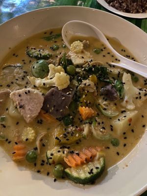 Thai Red Curry   at Kwanjai Thai food in Pai