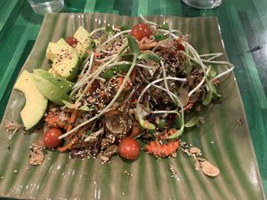 Salad  #Veganuary at Kwanjai Thai food in Pai