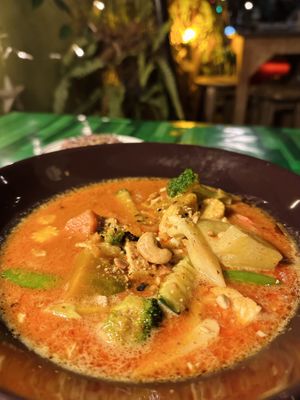 Massaman curry (150 THB)  at Kwanjai Thai food in Pai