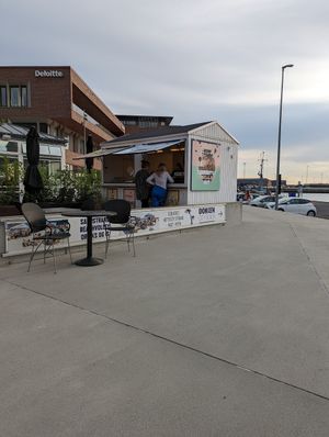 By the docks at Ice Bakers Ishus in Esbjerg