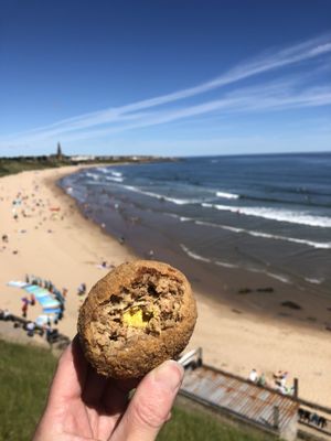 Scotch egg  at Grain & Goodness in Tynemouth
