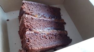 Chocolate orange cake at Grain & Goodness in Tynemouth