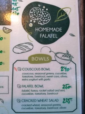 Menu at Maki Inn in Cirali