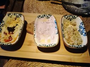 Mixed mezzes at Maki Inn in Cirali