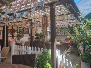 Lovely little cafe. Nice vegan options! at Sara's Tea Garden in Leigh-on-sea