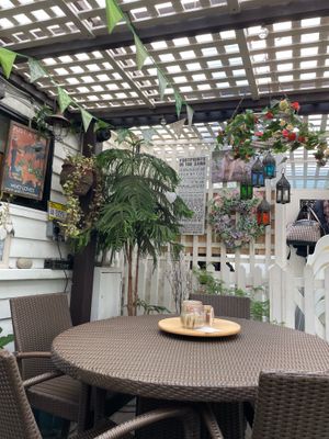 Interior at Sara's Tea Garden in Leigh-on-sea